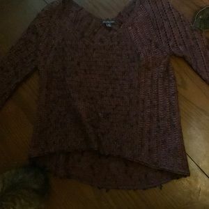 pink and black sweater